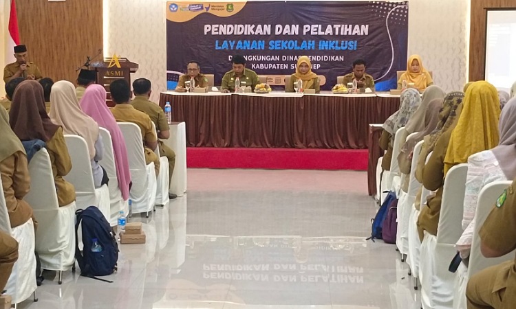 Pastikan Layanan Pendidikan Merata, Disdik Sumenep Gelar Pelatihan Sekolah Inklusi