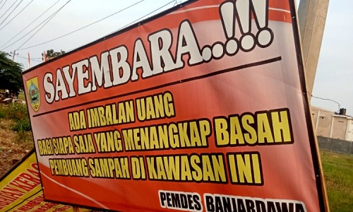 Pemdes di Pemalang Bikin Sayembara, Sediakan Hadiah bagi Penangkap Pembuang Sampah Sembarangan