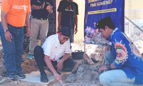 Bupati Fauzi Ingin Rumah Sahabat PMII Sumenep Jadi Wadah Diskusi Anak Muda