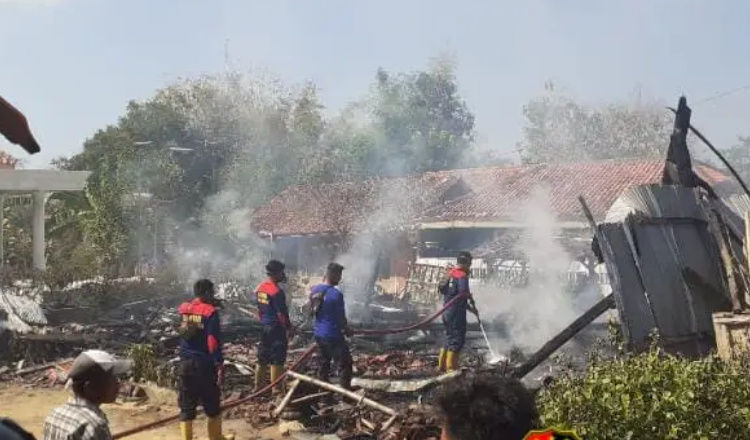 Rumah Petani Tembakau di Sampang Terbakar, Diduga Akibat Korsleting Listrik 