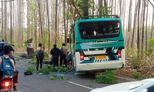 Kecelakaan Maut di Pemalang Minibus vs Sepeda Motor, Dua Tewas Lima Luka Serius