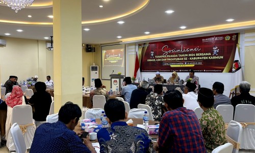 Jelang Pilkada 2024, KPU Karimun Terus Gelar Sosialisasi