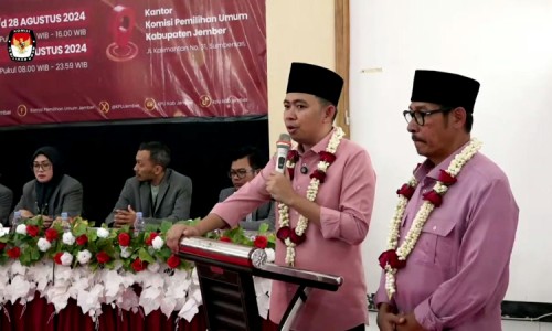 Gus Fawait Singgung “Koalisi Semangka” saat Daftar ke KPU Jember, Sindir Calon Petahana?