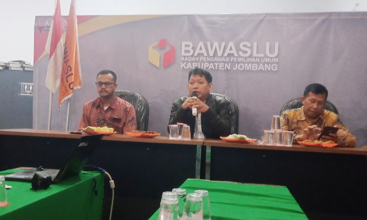 Bawaslu Jombang Peringati Partai Pengusung: Sebelum Kampanye Jangan Lakukan Aktivitas Politik Uang