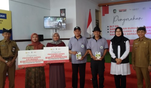 Desa Kaligondo Butuh Tandon Air, Dinas PU Pengairan Serahkan 127 Pipa SR Tambahan