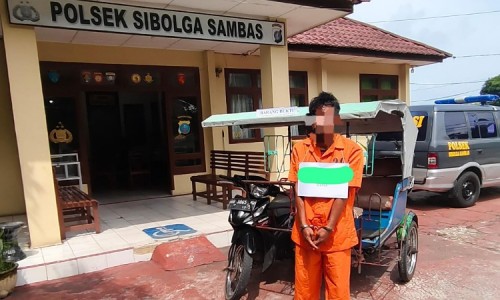 Nyambi Jual Ganja, Tukang Betor di Kota Sibolga Dibekuk Polisi