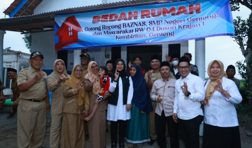 Lewat Program Bedah Rumah, Pemkab Banyuwangi dan Baznas Bantu Tingkatkan Kesejahteraan Warga