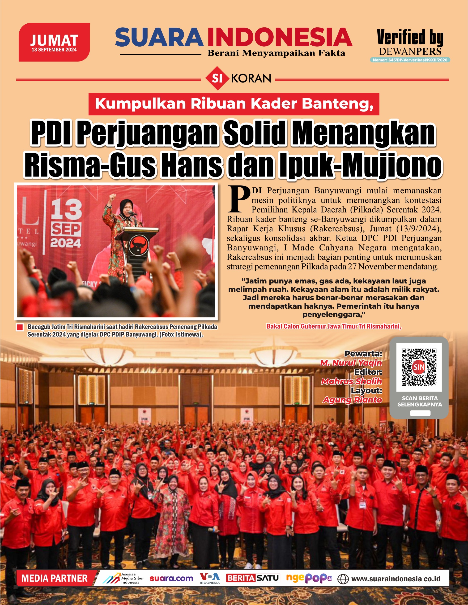 EDISI, 13 SEPTEMBER 2024