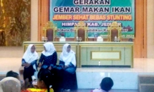 Tekan Angka Stunting, Himpaudi dan Dispendik Jember Gencarkan Gerakan Gemar Makan Ikan untuk Anak