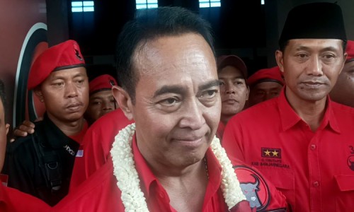 Hadiri Rakercabsus PDIP Banjarnegara, Andika Perkasa Disambut Yel-Yel Kemenangan Para Kader