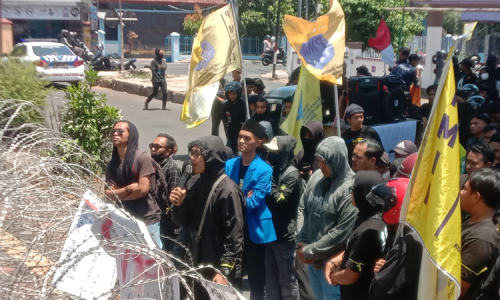 PMII Jember Gelar Aksi di Depan DPRD, Kawal Raperda RTRW yang Dinilai Cacat