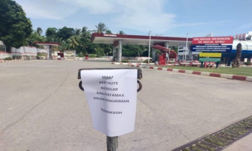 Warga Keluhkan SPBU di Karimun yang Kembali Alami Kekosongan Bahan Bakar