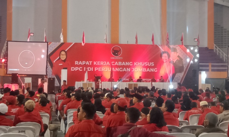 DPC PDIP Jombang Adakan Rakercabsus, Targetkan Menang di Pilbup dan Pilgub 2024