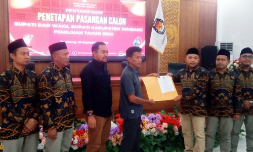 KPU Jombang Tetapkan Dua Paslon Penuhi Syarat untuk Maju Pilkada 2024