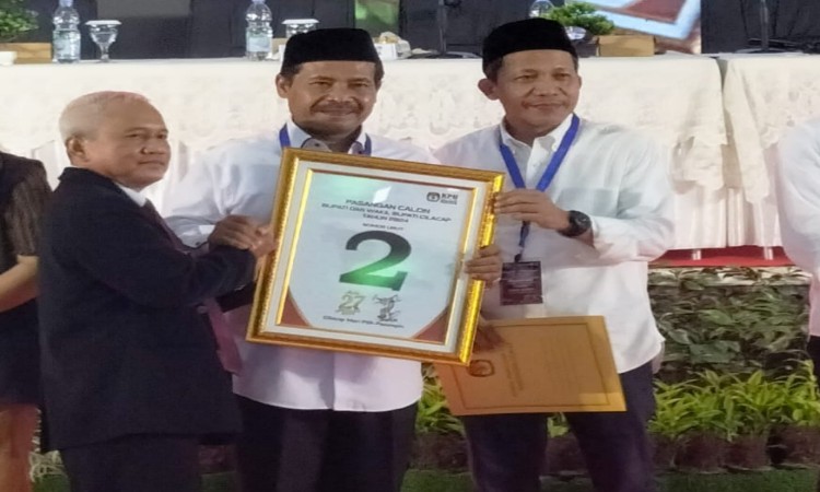 Imam-Sonhaji Dapat Nomor 2, Klaim Simbol Kemuliaan dan Bisa Hantarkan Kemenangan di Pilkada Cilacap