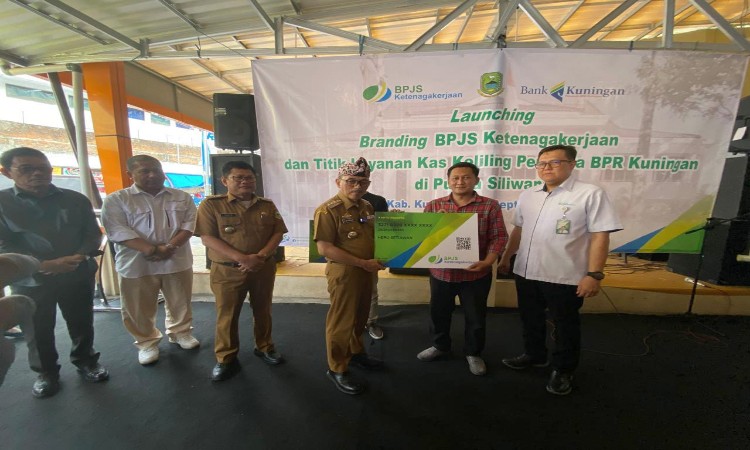 Pj Bupati Kuningan Launching Branding BPJS Ketenagakerjaan 