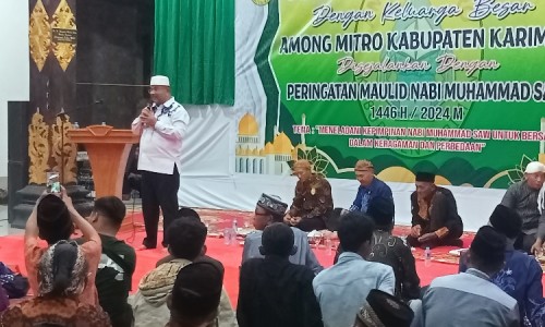 Among Mitro Karimun Gelar Maulid Nabi Muhammad SAW Bersama Aunur Rafiq