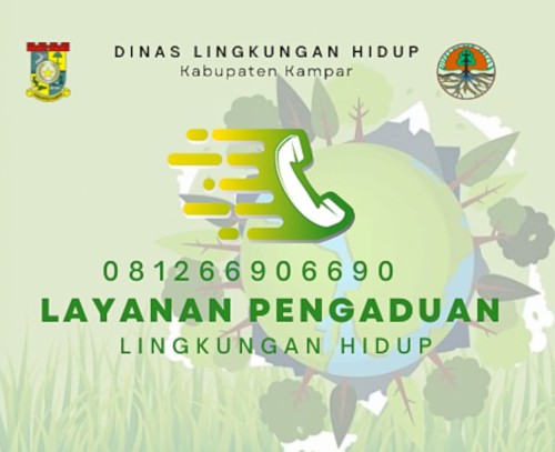 DLH Kampar Resmi Luncurkan Aplikasi Pengaduan Lingkungan Hidup, Tujuannya Ini