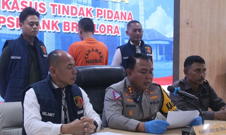 Tilep Uang Nasabah untuk Judi Online, Polres Blora Tangkap Oknum Mantri BRI