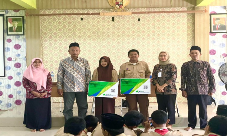 BPJS Ketenagakerjaan Juanda Lindungi Siswa Magang SMK ITABA Gedangan