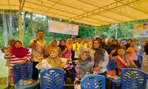 Temu Warga, Pasangan Repol-Ardo Janji Akan Bangun Rumah Sakit di Tapung Raya Kampar