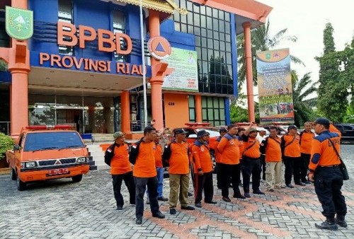 Intensitas Hujan Tinggi di Riau, BPBD Imbau Warga Bantaran Sungai Waspada