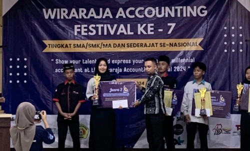 Torehkan Prestasi, Siswa SMKN 1 Sumenep Bawa Pulang Tropy dari Wiraraja Accounting Festival 