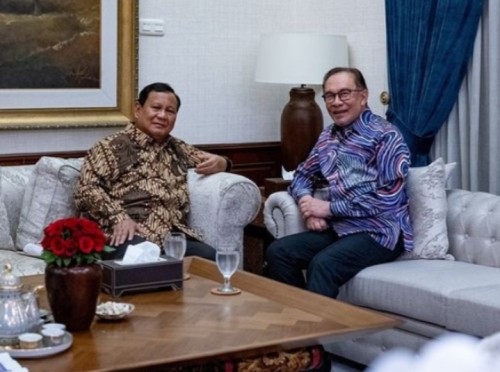 Prabowo Subianto Resmi Dilantik Sebagai Presiden, Anwar Ibrahim Harap Hubungan Indonesia dan Malaysia Makin kuat