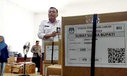 Logistik Surat Suara Pilkada 2024 Tiba di Gudang KPU Jombang