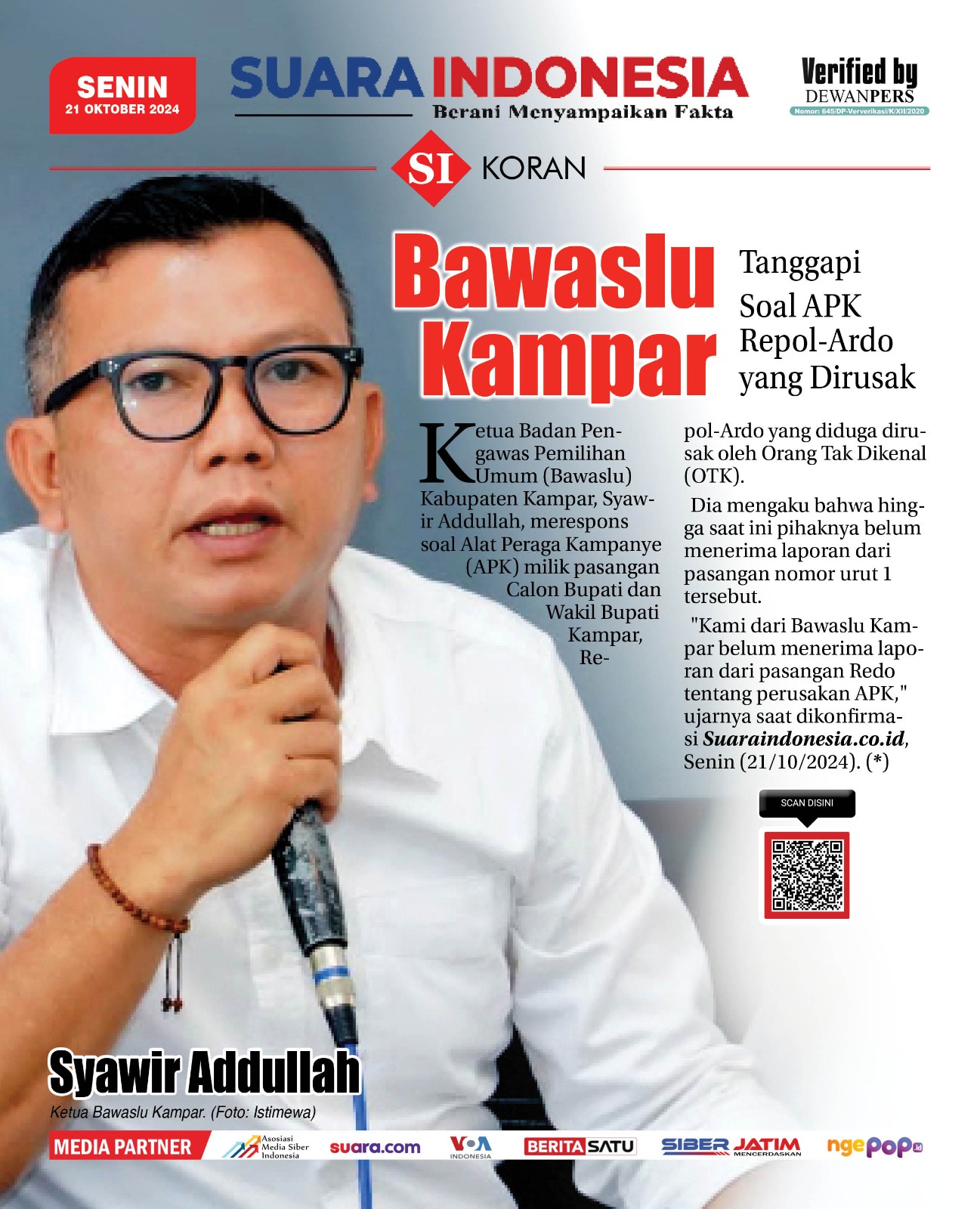 EDISI, 21 OKTOBER 2024