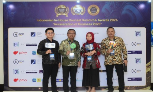 Tim Legal PT Etos Kreatif Indonesia Sabet Penghargaan Indonesia’s Most Innovative In-House Counsel Team 2024