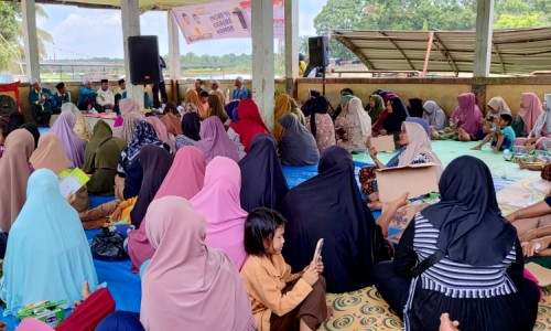 Sampaikan Program Wisata, Dukungan Repol Ardo Menggema di Kecamatan Siak Hulu