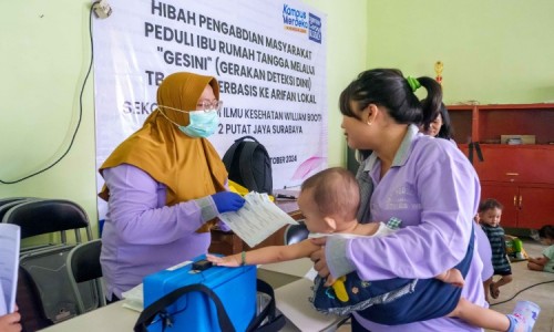 STIKES Wiliam Booth Surabaya Gelar Pelatihan Deteksi Dini TB Anak pada Ibu Rumah Tangga 