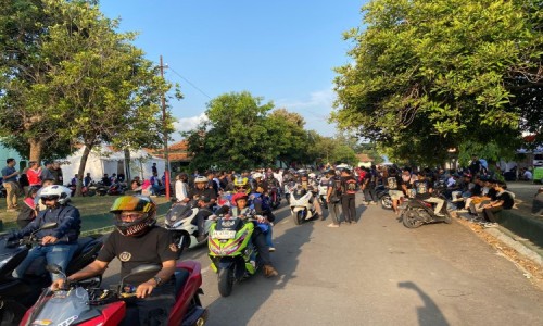 Ratusan Komunitas Honda PCX Jatim Gas Honda Bikers Day 2024