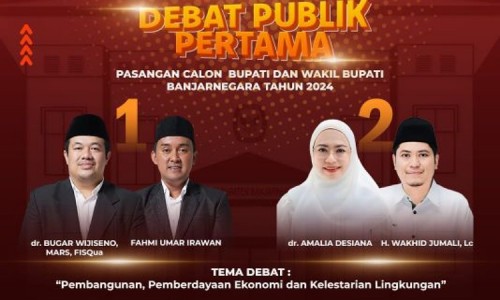 KPU Banjarnegara Gelar Debat Putaran Pertama, Disiarkan Langsung TV Lokal