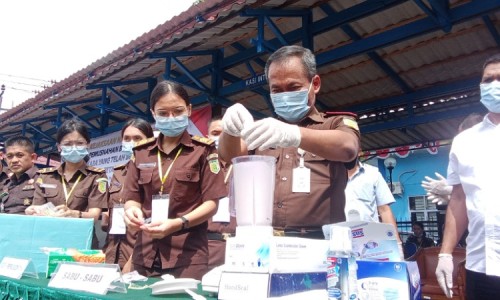 Kejaksaan Negeri Sibolga Musnahkan Barang Bukti Perkara yang Telah Inkrah