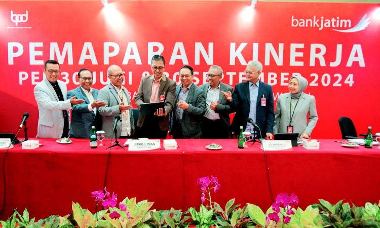 Catat Kinerja Positif Tahun 2024, Penyaluran Kredit Bank Jatim Tumbuh 20,13 Persen 