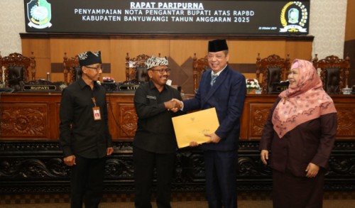 Raperda APBD Banyuwangi 2025 Dibahas DPRD dan Eksekutif