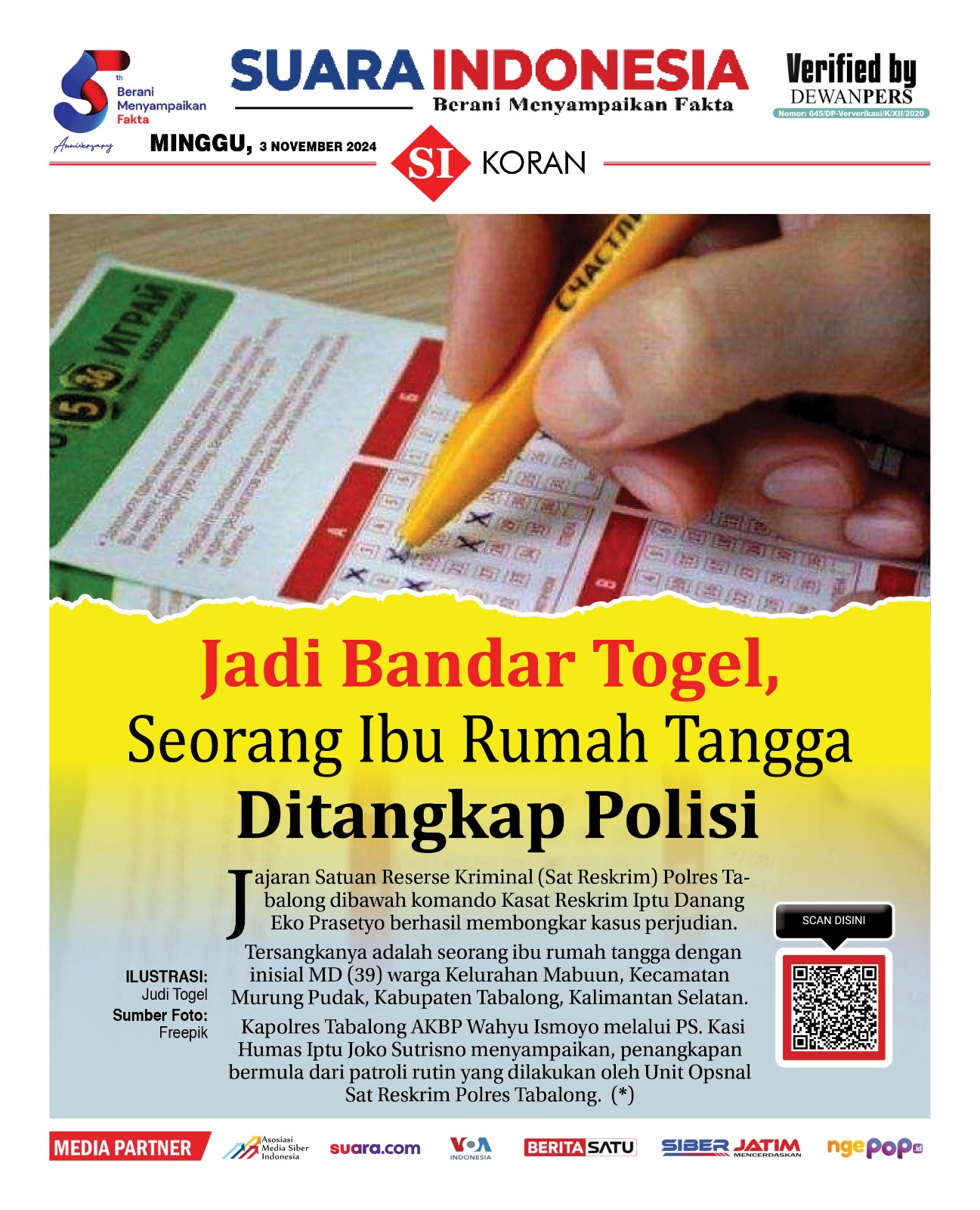 EDISI, 3 NOVEMBER 2024