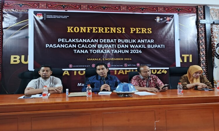 Debat Terbuka Antarpaslon Berlangsung Hanya Sekali, KPU Tator: Anggaran Kami Terbatas