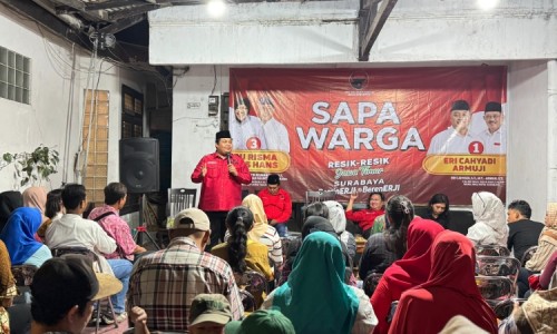 PDIP Surabaya Gencar Sapa Warga untuk Kemenangan ErJi dan Risma-Gus Hans