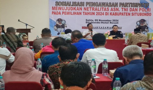 Bawaslu Situbondo Sosialisasikan Pengawasan Partisipatif kepada Pemangku Jabatan