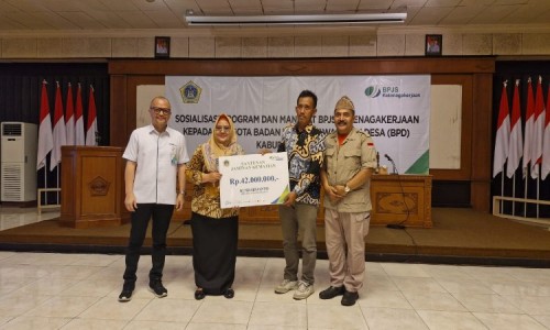 BPJS Ketenagakerjaan Gresik Sosialisasi Manfaat Program ke Seluruh BPD