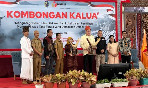 Bawaslu Tana Toraja Gelar Kombongan Kalua', Menuju Pilkada Damai dan Demokratis