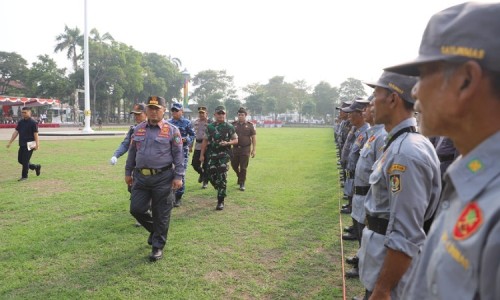 Apel Linmas, Kesiapan Pemkab Jombang Hadapi Pilkada 2024