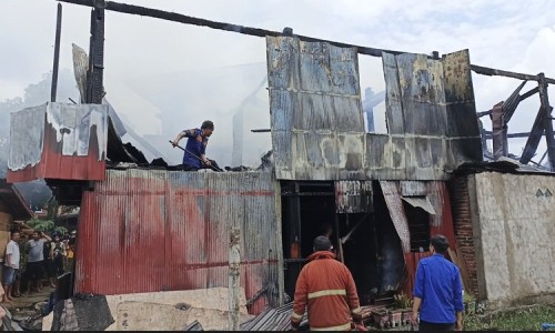 Kebakaran Rumah di Bolu Toraja Utara, Kerugian Capai Rp 500 Juta