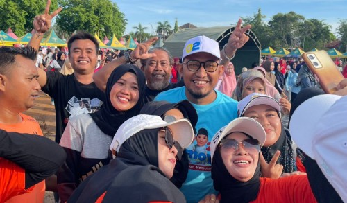 Cabup Sumenep Achmad Fauzi Wongsojudo Idola Emak-emak