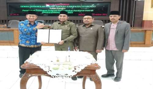 DPRD Situbondo Gelar Paripurna Persetujuan Penetapan Propemperda Tahun 2025