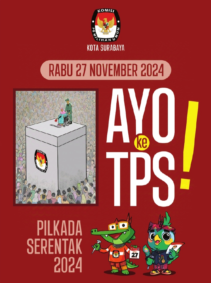 Ayo ke TPS! Pilkada Serentak 27 November 2024