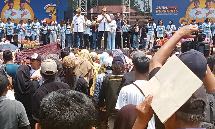 Hari Terakhir Kampanye Pilkada Pemalang, Paslon An-Nur Dapat Dukungan dari Ribuan Massa